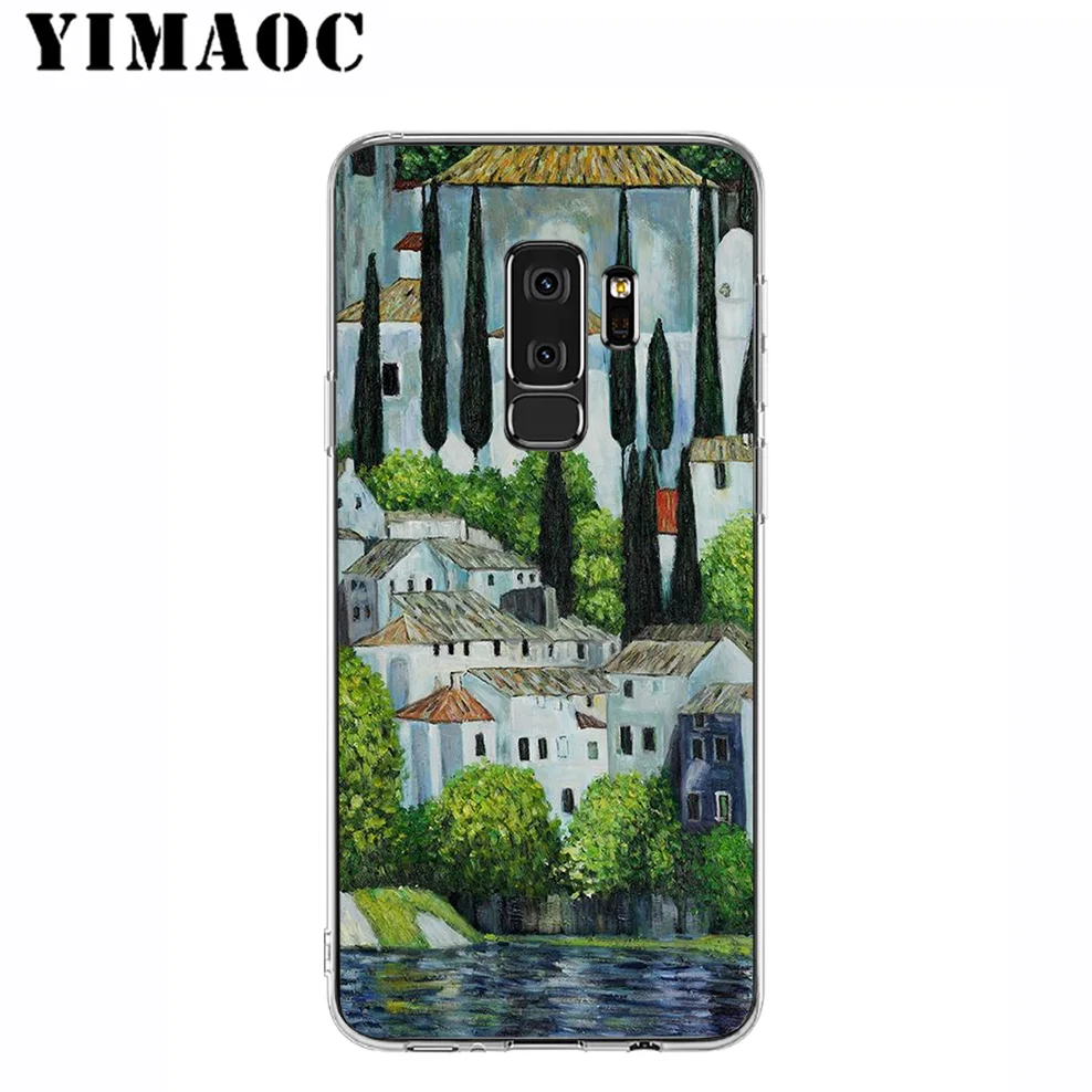 YIMAOC Gustav Klimt Kiss Soft Silicone Case for Samsung Galaxy S10 S10E S9 S8 Plus S7 S6 Edge &amp Note 9 8 Cover |