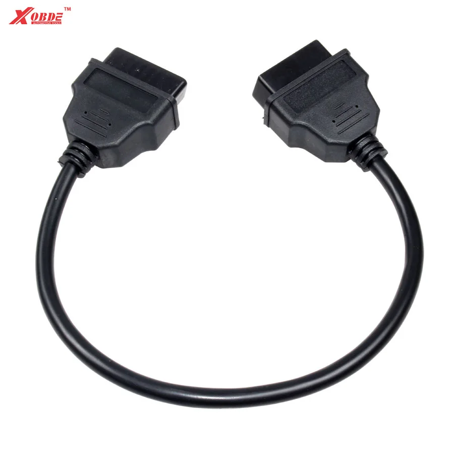 OBD2 16 контактный кабель удлинитель Мама-мама волоконно оптический для автомобиля