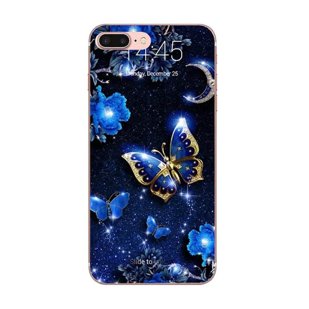 Мягкий чехол прекрасная абстракция с рисунком цветов и бабочек для Galaxy J1 J2 J3 J330 J4