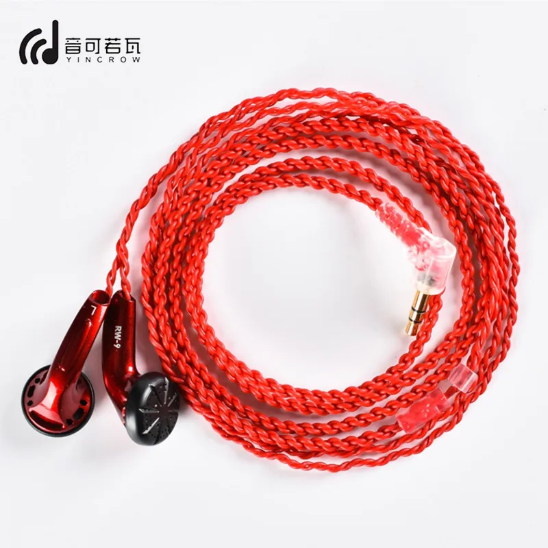 YINCROW RW-9 наушники-вкладыши с плоской головкой металлические MX500 наушники HIFI басами