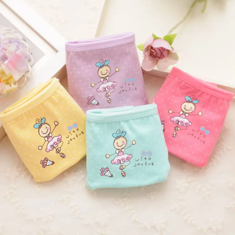 Новинка 2021 хлопковые детские трусики 6 шт./лот для девочек женское нижнее белье