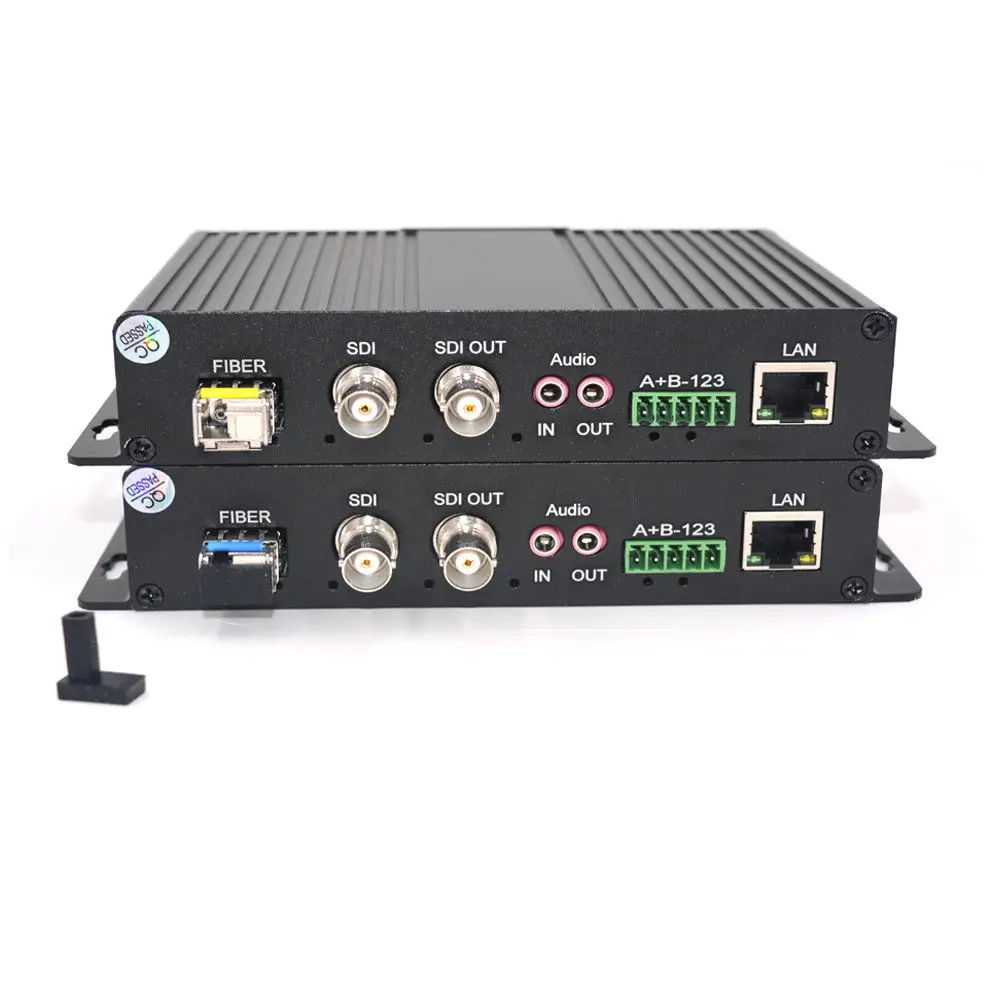 Jyttek HD-SDI видео/аудио/Ethernet волоконно-оптические медиа-конвертеры TX / RX LC S/M 20 км |