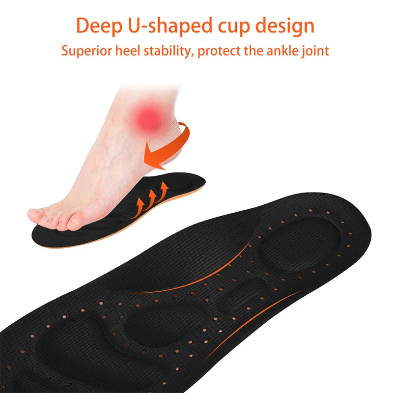Ортопедические стельки Elino для плоских ног Arch support Plantar Fasciitis обуви дышащие