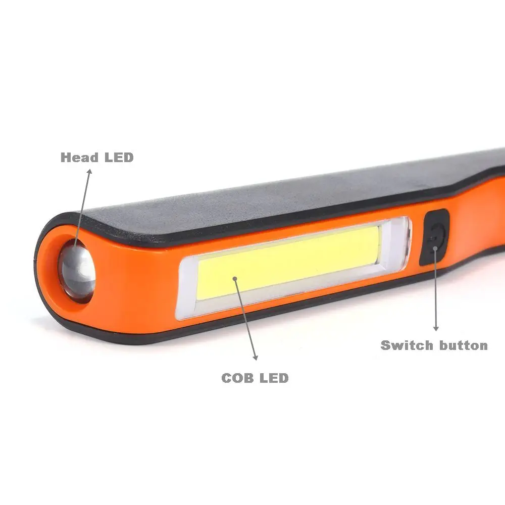 AloneFire C018 портативный MiniUSB светодиодный ручной факел USB Перезаряжаемый магнитный