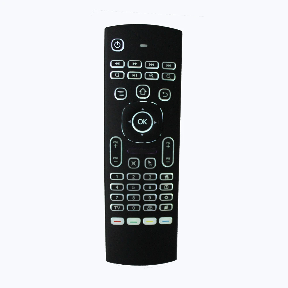 Беспроводная клавиатура Air Mouse 2 4G RF T3 с подсветкой для X96 tx3 mini A95X H96 pro Android TV Box
