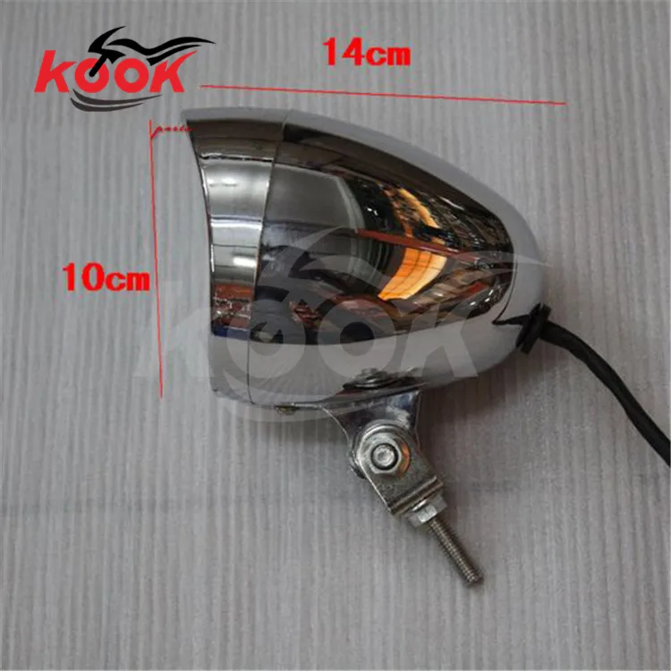 Винтажная стильная фара для мотоцикла H4 прозрачная белая Harley Davidson запчасть Chopper