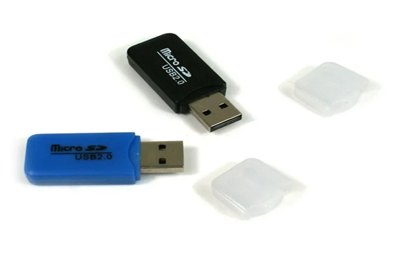 Портативный Красочный высокоскоростной USB 2 0 Micro SD T flash TF кардридер адаптер для