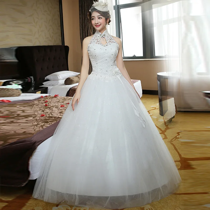 inofinn Gorgeous Ball Gown Wedding Dress With Lace Vestido De Novia Princesa Vintage Dresses Real Image Bridal 2019 | Свадьбы и