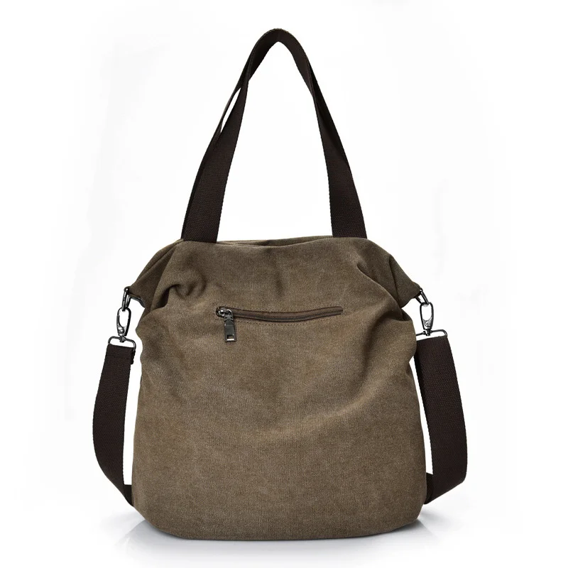 AUGUR модные сумки через плечо женская Холщовая Сумка большая емкость Bolsa Feminina на