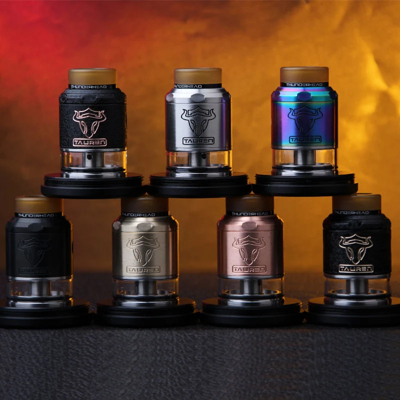 Оригинальный ThunderHead Creations THC Таурен RDTA бак двойной 28 микро отверстия воздуха ввиду