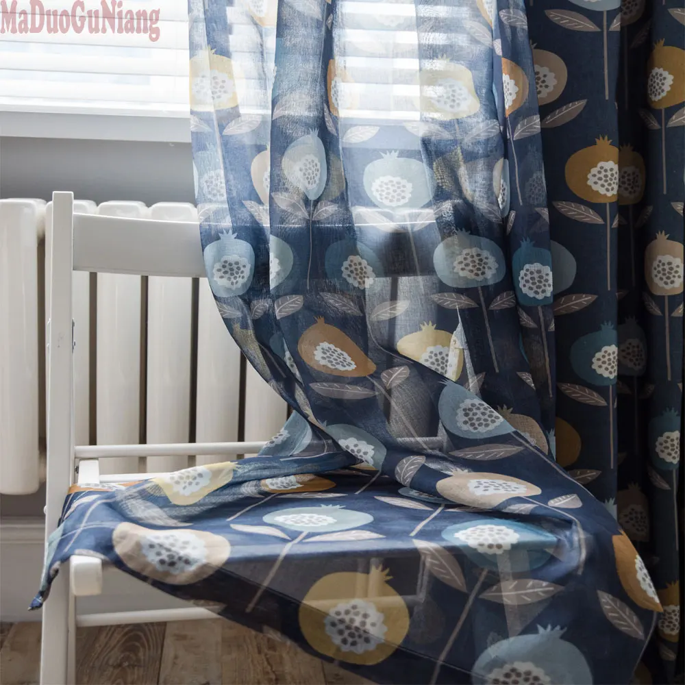 Elegant Modern Leaves Pattern Blackout Windows Curtains for Living Room Bedroom Kitchen Decorative Window Screening | Дом и сад