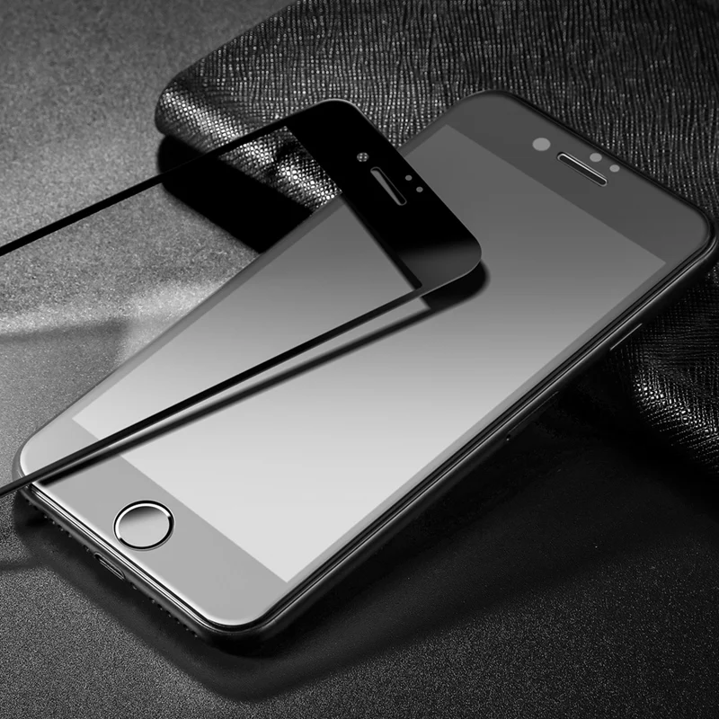3D изогнутые полный Экран протектор для iphone 8 Plus рок 9 H 0.26 мм Полный закаленное