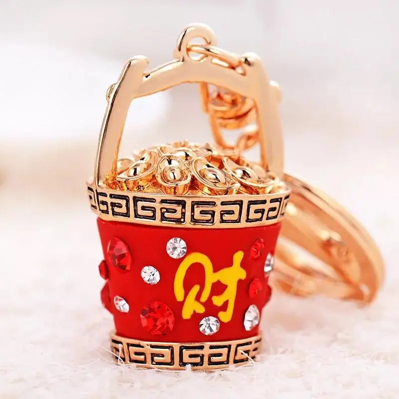 Новый креативный брелок в китайском стиле Lucky Ingot классический Кристальный