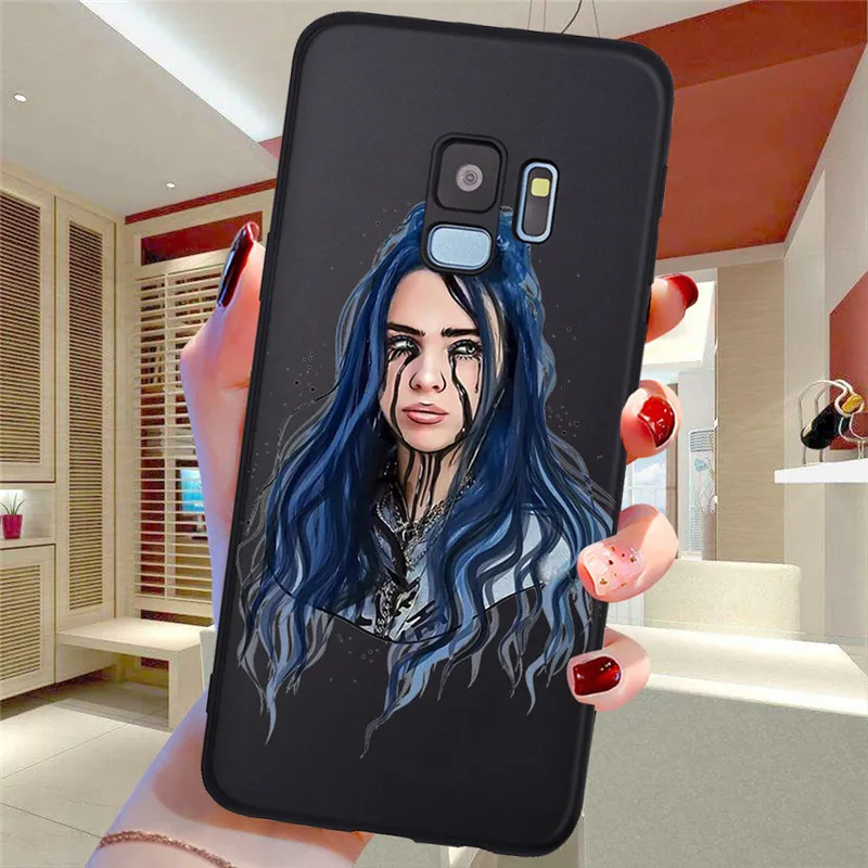 H1801 Billie eilish для Samsung Galaxy S6 S7 край S8 S9 S10 S10e Plus Note 8, 9, 10, A30 A40 A50 A60 A70 M10 M20 чехол для телефона чехол - Цвет: H1801