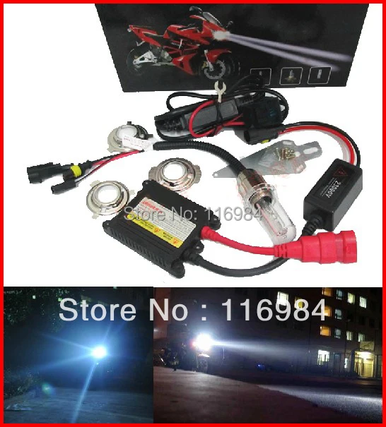 35 Вт DC12V H6 H/L HID ксенон мотоцикл велосипед тонкая Лампа Комплект 4300K ~ 10000K|xenon headlight|hid