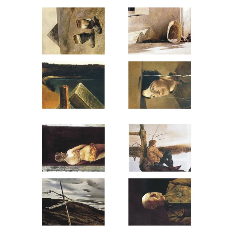 1 шт. Andrew Wyeth известная картина маслом сделай сам Uncut Водонепроницаемый книжка
