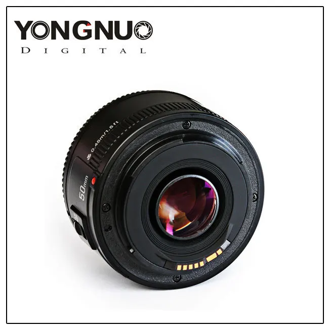 YN 50 мм F1.8 для Canon порт с большой диафрагмой объектив AF SLR rait Объектив стандартный