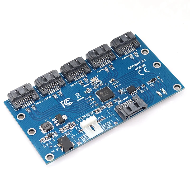 SATA 1 до 5 Порты и разъёмы Конвертер Adatper SATA множитель Порты и разъёмы карты SATAIII 3,0 карты расширения