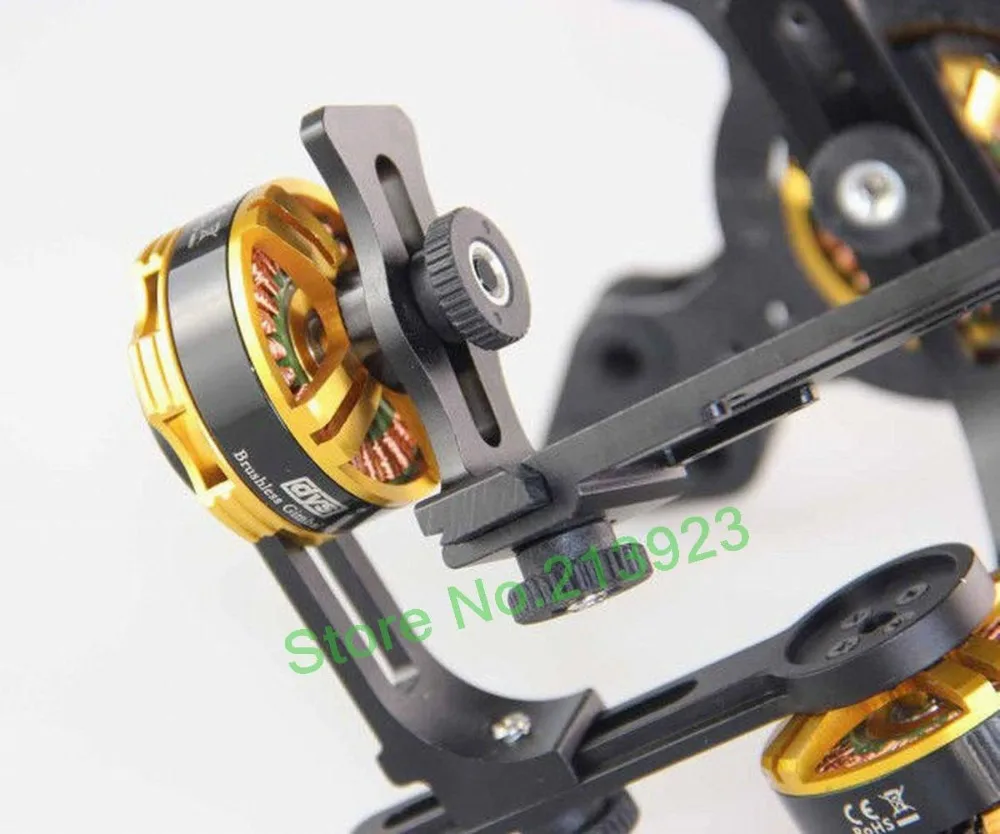 DYS 3 оси Gimbal Управление Mount Kit + оригинальные AlexMos Лер шт. 4108 бесщеточный Двигатель