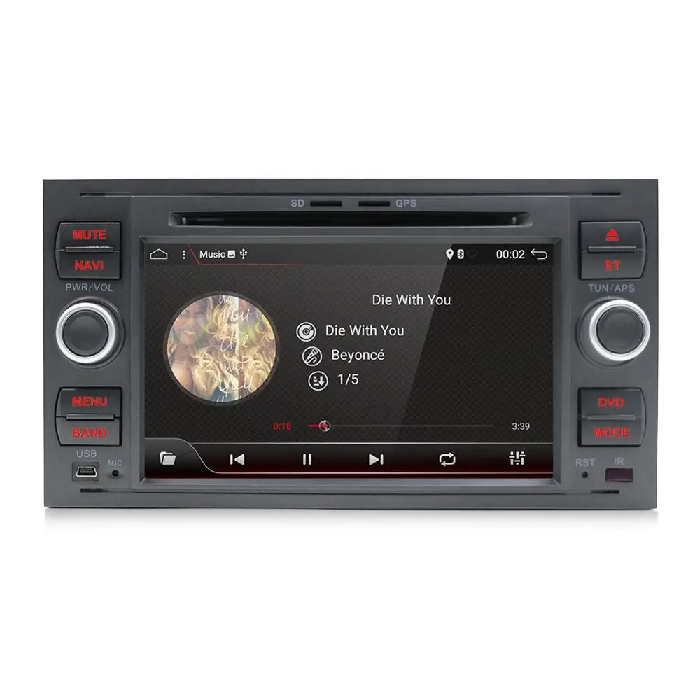Android 9 0 автомобильный DVD 2 Din стерео для Ford Mondeo C max focus galaxy S fusion ranger мультимедиа