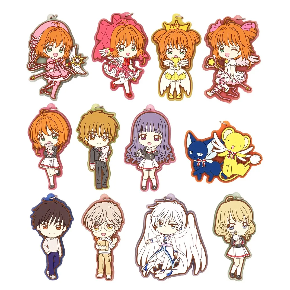 Прозрачная карточка из аниме KINOMOTO SAKURA Yue TUKISIRO YUKITO Daidouji Tomoyo LI SYAORAN TOUYA, резиновый брелок Прозрачная карточка из аниме KINOMOTO SAKURA Yue TUKISIRO YUKITO Daidouji Tomoyo LI SYAORAN TOUYA, резиновый брелок