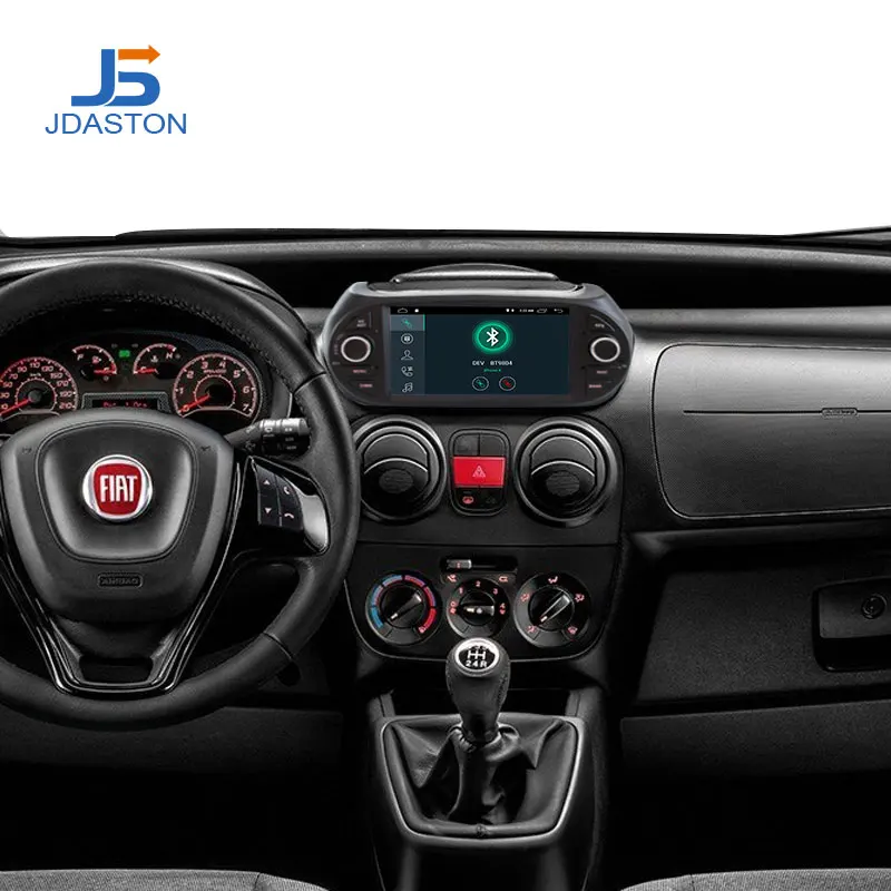 JDASTON Android 10 Автомобильный мультимедийный плеер для Fiat Fiorino Citroen Nemo Peugeot Bipper GPS