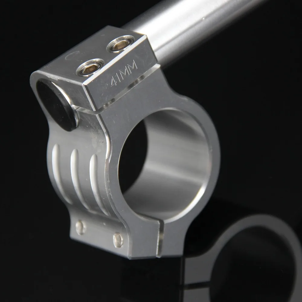 Manillar de la moto cicleta Racing CNC регулируемый 31/32/33/35/37/39/41 / 51 мм зажим на Bar Cafe Racer Moto |