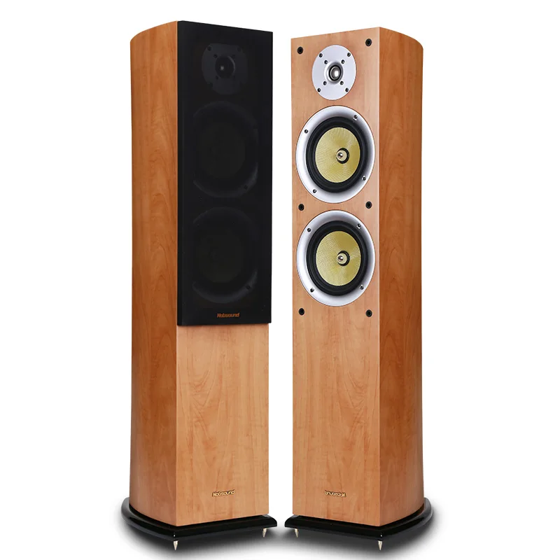 Трехсторонняя деревянная напольная Колонка Nobsound VF701 150 Вт s 2 0 HiFi 6 5 дюймов