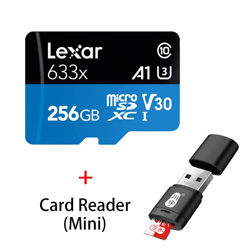 TF633X-256G-C286 Lexar 633X Micro SD 128 ГБ 32 ГБ 64 Гб 256 ГБ 512 Гб 16 Гб Micro SD карта SD/TF флэш-карта памяти 32 64 128 Гб microSD для телефона - Емкость: TF633X-256G-C286