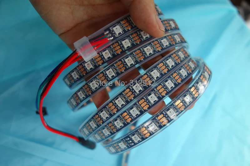 4 м IP68 DC5V WS2812B 240 светодиодный s(60 Светодиодный s/M) адресуемый полноцветный rgb лента