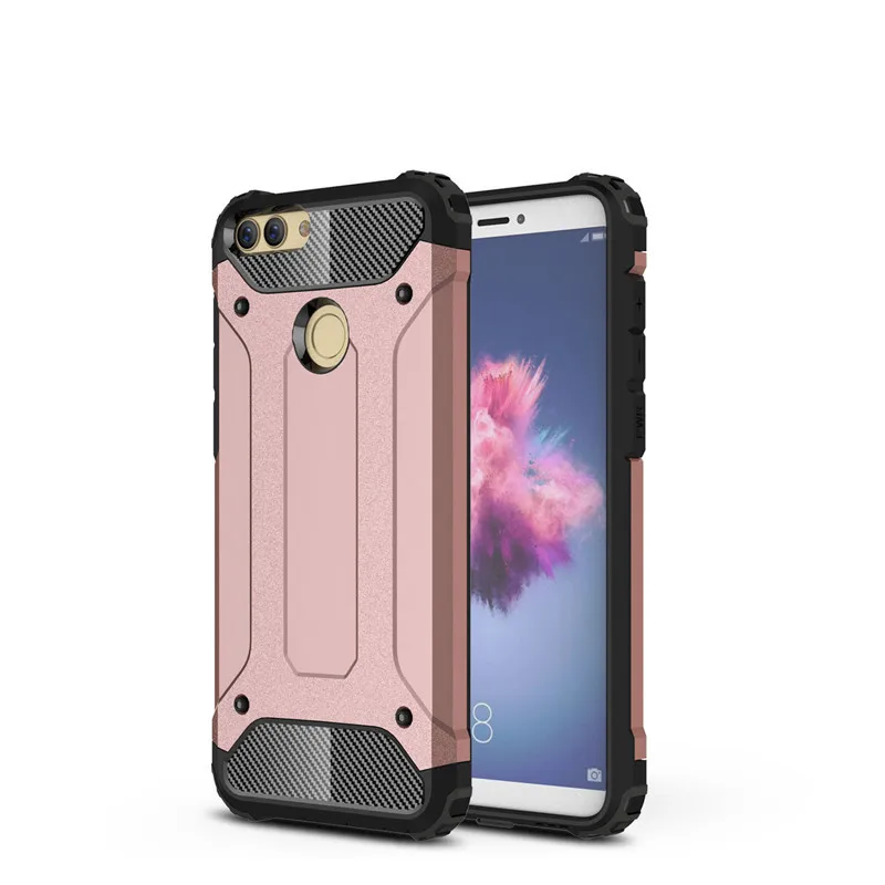 For Huawei P Smart case cover funda New Luxury Shockproof bumper protect smartphone back coque |