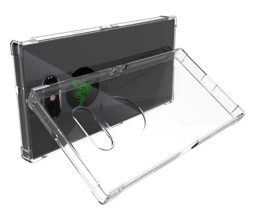Для Razer Phone 2 Чехол + закаленное стекло мягкий прозрачный ТПУ гелевый силиконовый