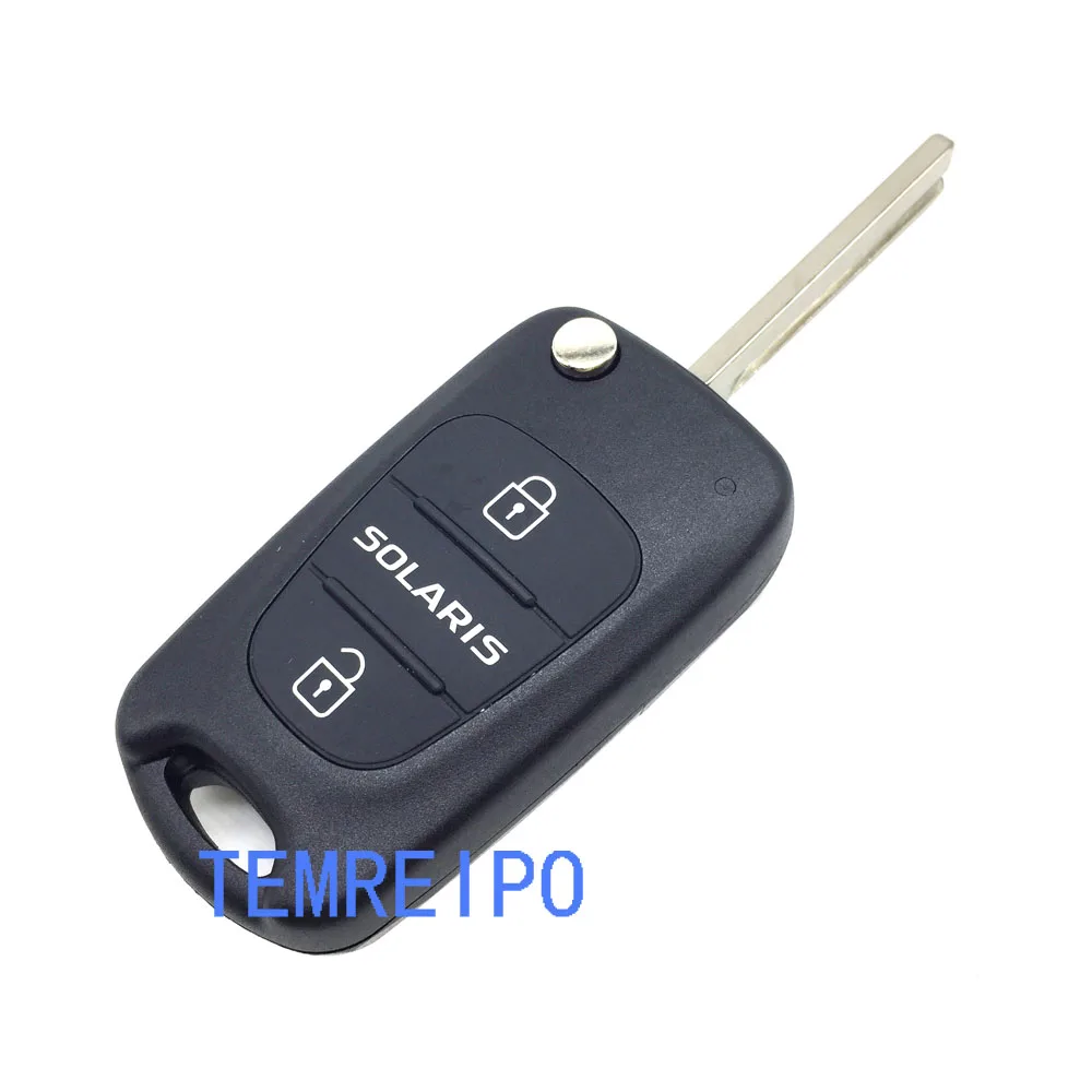 Чехол для Hyundai Solaris с 3 кнопками 5 шт./лот|for hyundai key|case forbuttons buttons |