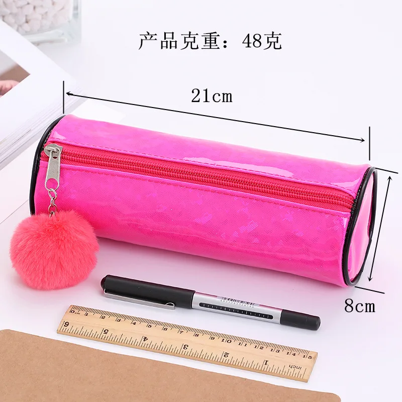 Радужный чехол карандаш из искусственной кожи школьные принадлежности