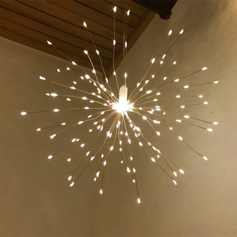 Гирлянда Starburst с 120/160/180 светодиодами для творчества медная сказочная гирлянда