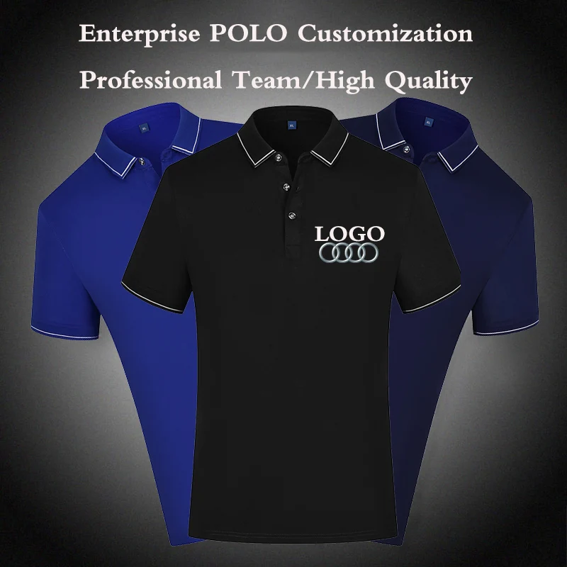 

Create Custom Plogo Shirts For Company Group Team Print Logo or Design Top Quality Cool Silk Tops Men and Women Cotton Polos