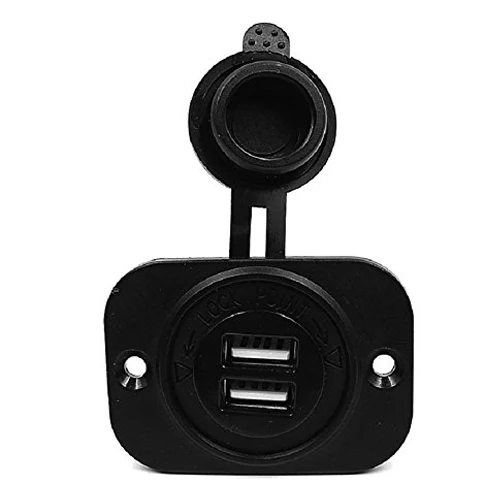 12V двойная USB розетка для автомобильного прикуривателя 12V зарядное устройство адаптер питания розетка