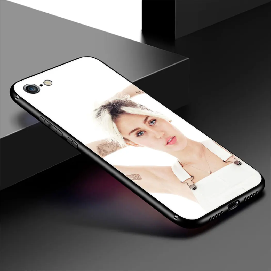 Мягкий чехол для iPhone XR X XS Max 6 S 7 8 Plus 5 5S SE IYICAO Miley Cyrus |