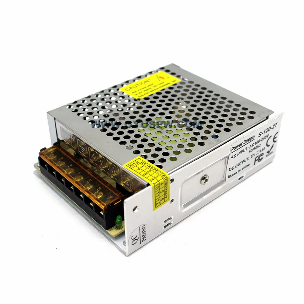 DC27V 4.4A 120 Вт импульсный источник питания трансформатор 110V220V AC SMPS для светодиодных