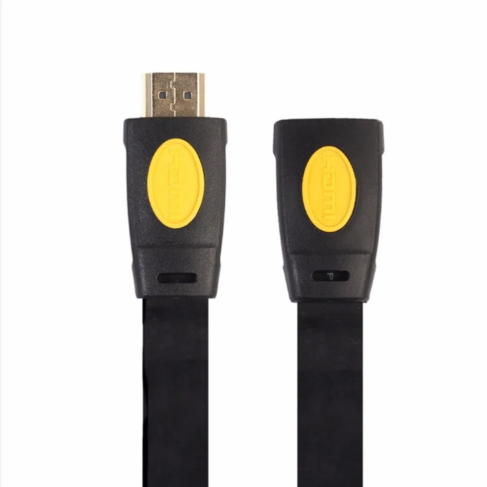 6 футов/1 8 м позолоченный 4K 3D HDMI удлинитель кабеля штырь гнездо HD TV 1080P|Кабели для