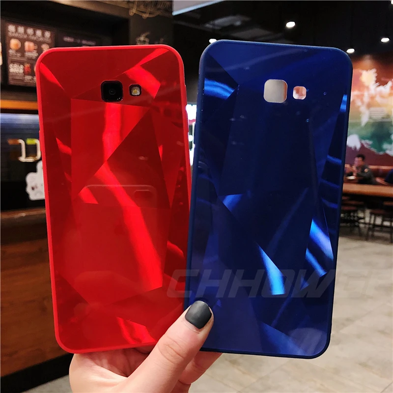 3D Блестящий Алмазный чехол с зеркальной поверхностью для телефона Samsung Galaxy J4 плюс J415 J6 плюс J8 J7 J5 J3 J2 J5 J7 Grand Prime крышка