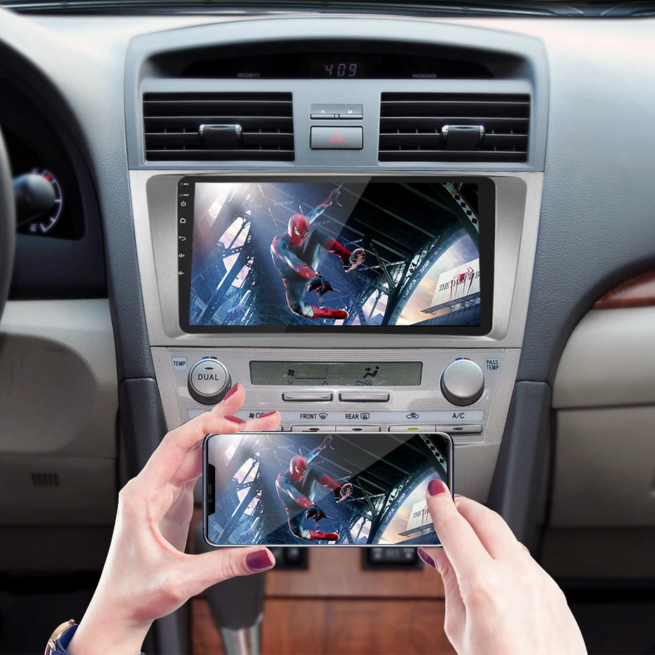 Jansite R9 " RDS Автомагнитола для Toyota Camry 2006-2011 Wifi Android 8,1 плеер сенсорный экран мультимедийные видеоплееры с рамкой