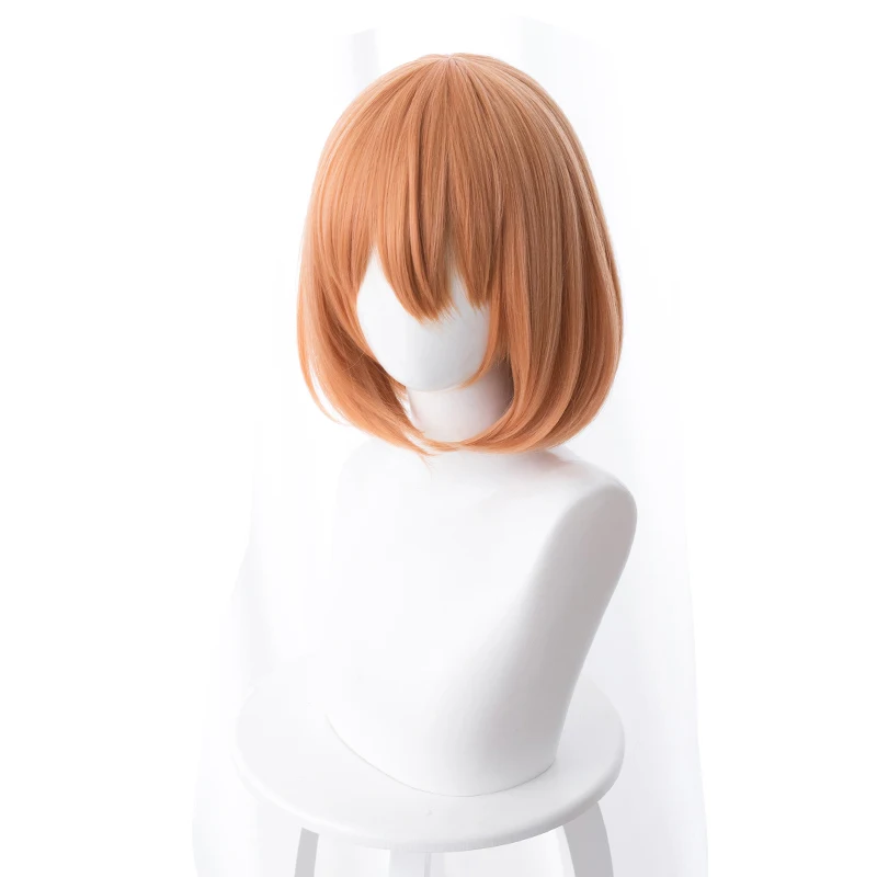ROLECOS аниме Gotoubun No Hanayome Косплей волосы Yotsuba Nakano 30 см короткие оранжевые