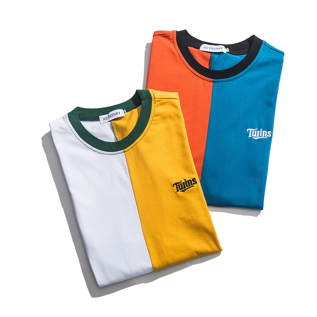 Aelfric Eden Color Block Patchwork Casual Hip Hop Mens T-shirts 2019 Summer Fashion Harajuku Cotton Tops Tee Shirts Streetwear | Мужская
