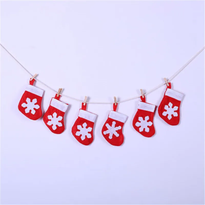 1 шт. Рождественские красочные орнаменты из флагов праздничные украшения для