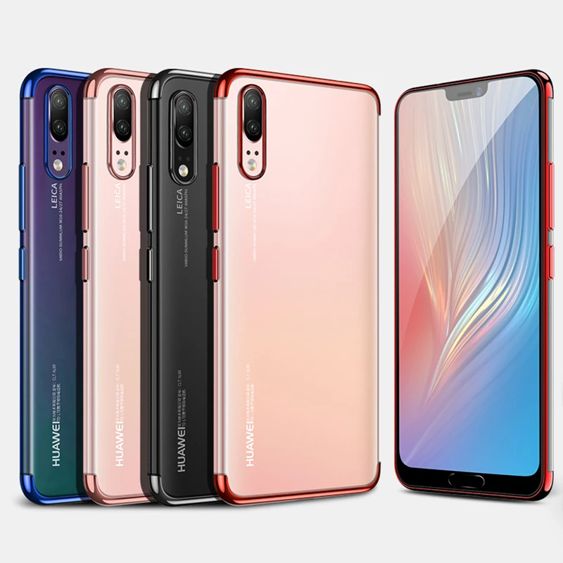 Ультратонкий Мягкий ТПУ прозрачный чехол для телефона HUAWEI P20 Pro Lite P10 Plus P9 Honor 9 V10 Mate