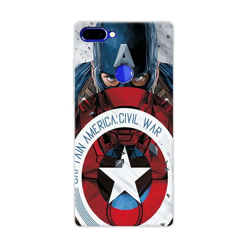 Широкие Чехлы captain Америка Coque для Vernee Mix2 Мягкий силиконовый чехол для телефона Fundas Vernee Mix 2 задняя крышка Capa 6,0"