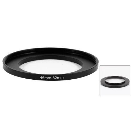 

Camera Parts 46mm-62mm Lens Filter Step Up Ring Adapter Black