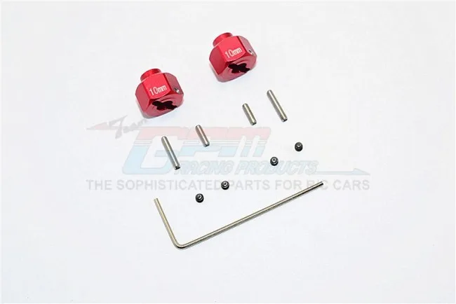 1/10 AXIAL SMT10 90055 90057 шестигранное колесо из алюминиевого сплава (+ 2 мм)-набор шт. MJ0102/+