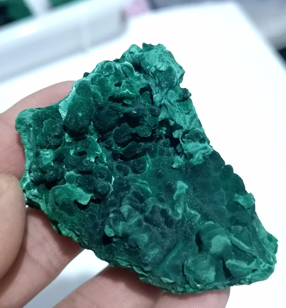 119g натуральный МАЛАХИТ образец минерала зеленый камень кристалл учебный